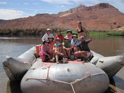 white water pontoon river raft